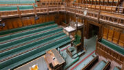 The chamber of the House of Commons